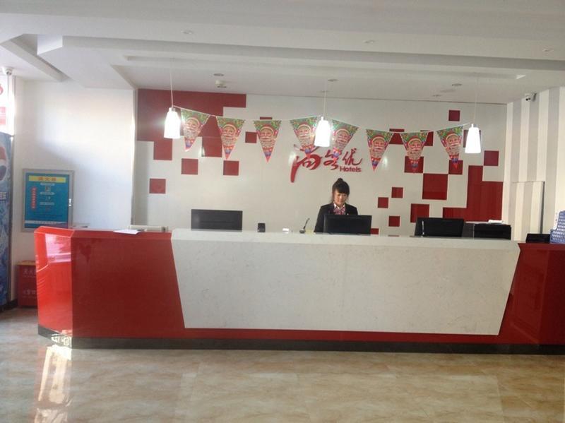 Thank Inn Chain Hotel Hebei Langfang The 6Th Street Bagian luar foto